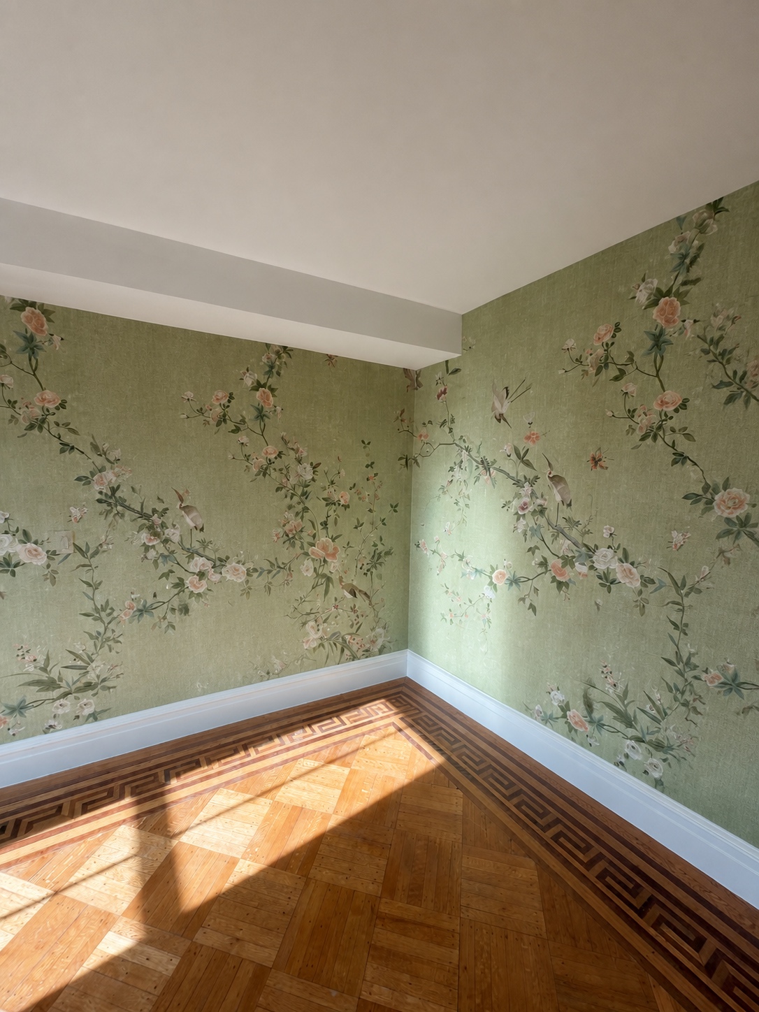 Wallpaper installation in a Westchester NY home