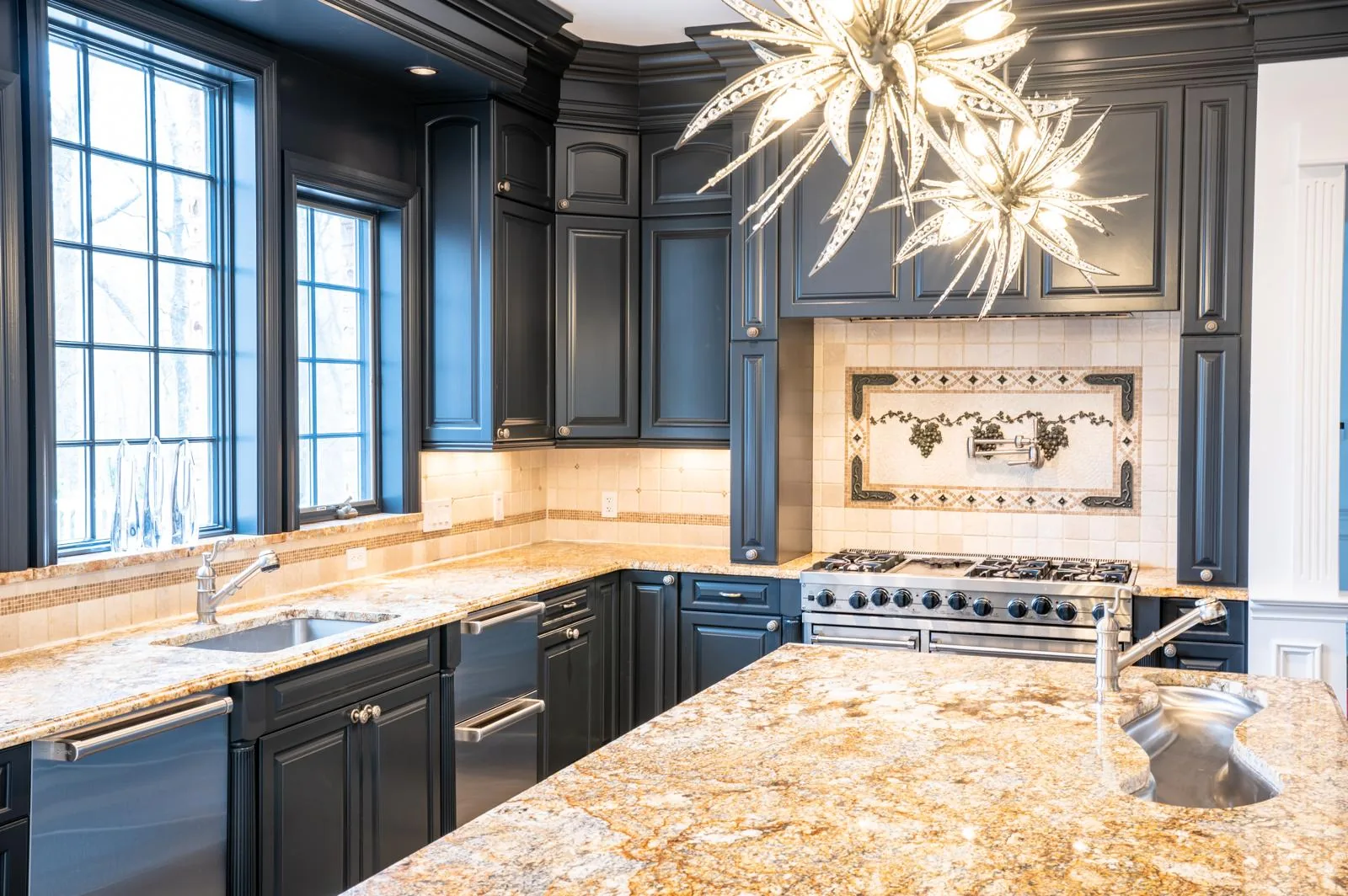 Kitchen cabinet painting in Westchester NY by Genesis Pro Painting