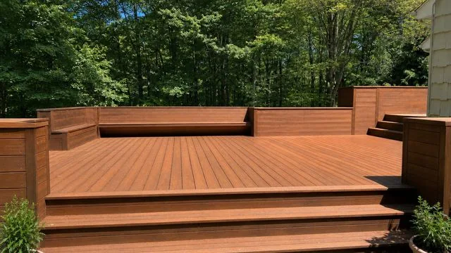 Deck refinishing in Westchester NY by Genesis Pro Painting